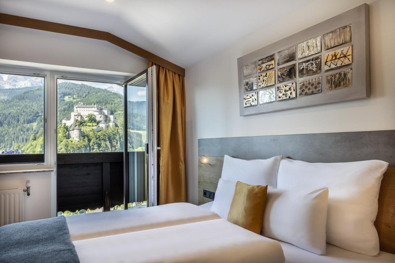 Hotel Der Burgblick-Adults Only Werfen Exteriér fotografie